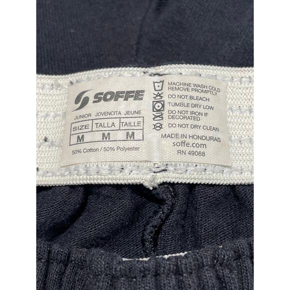 Soffe Athletic Shorts Women Medium Black Gym Workout Cheer Running Summer - Picture 3 of 3